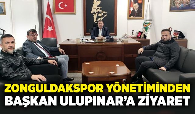 Zonguldakspor yönetiminden Başkan Ulupınar’a ziyaret