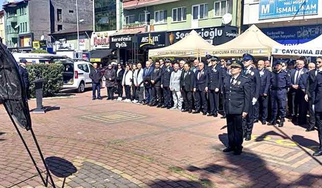 Çaycuma'da Polis Haftası törenlerle kutlandı