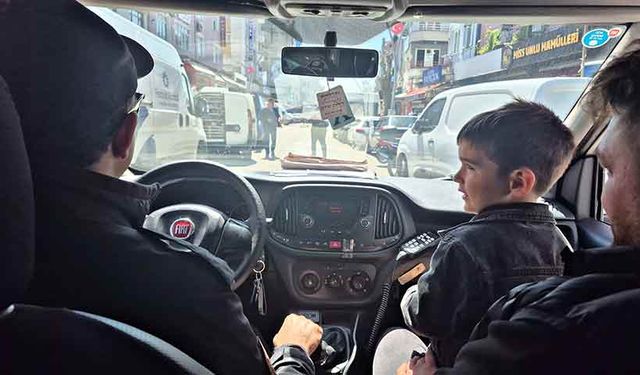 Epilepsi hastası minik Aras'ın hayali gerçek oldu