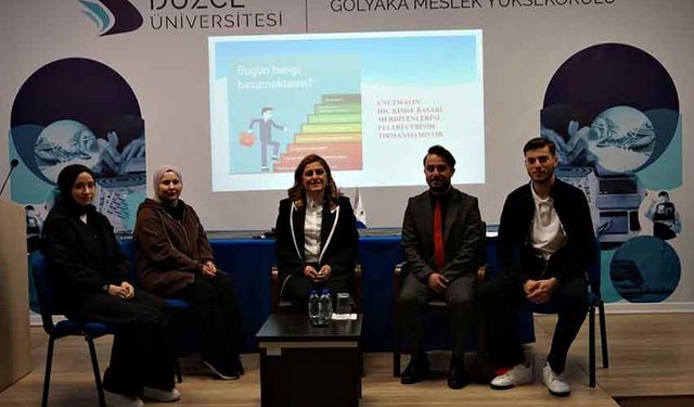 Aygün öğrencilere halkla ilişkileri anlattı