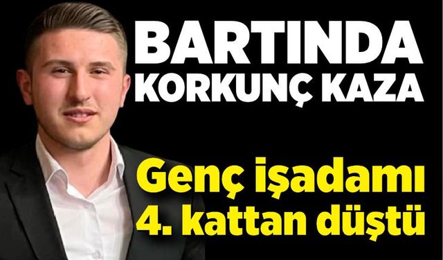 Genç işadamı evinin pencerisinden aşağıya düştü