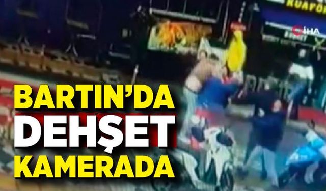 Korkunç kavga güvenlik kamerasında