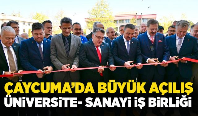 Çaycuma’da üniversite-sanayi iş birliği