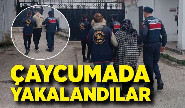 21 suçtan aranıyorlardı; Çaycuma'da yakalandılar