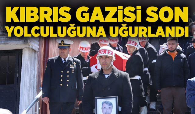 Kıbrıs Gazisi Küçüksakallı, son yolculuğuna uğurlandı