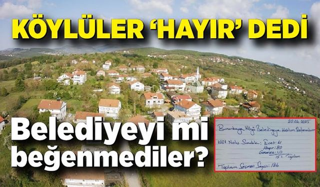 Çaycuma Burunkaya Köylüleri 'Hayır' dedi