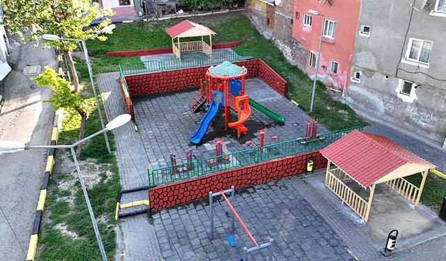 Karabük'te parklar modernize ediliyor