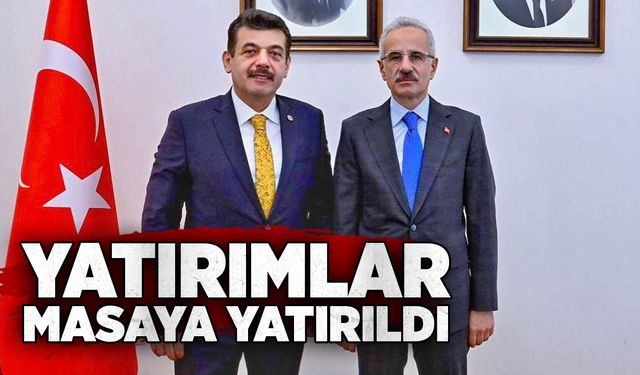 Yatırımlar masaya yatırıldı