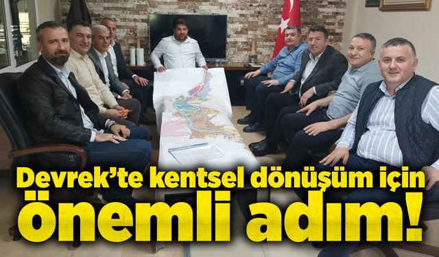 Devrek’te kentsel dönüşüm için önemli adım!