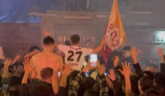 Galatasaray’ın şampiyonluğunda dikkat çeken kutlama