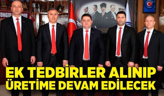 GMİS yönetim kurulu: “Müesseselerimizde Üretime Devam Edilmektedir”
