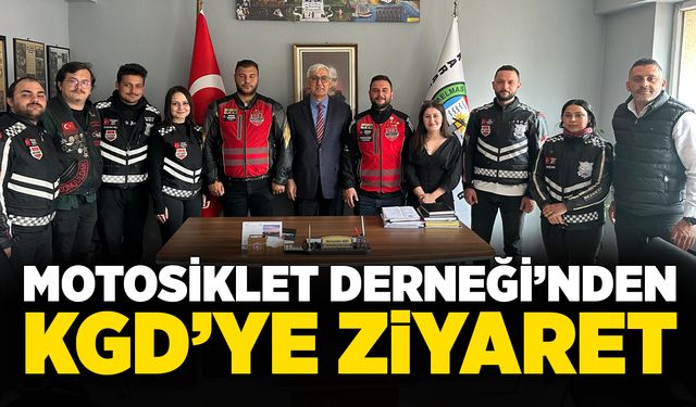 Motosiklet Derneği’nden Karaelmas Gazeteciler Derneği’ne ziyaret