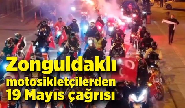 Zonguldaklı motosikletçilerden 19 Mayıs çağrısı: “Bağımsızlık meşalesini birlikte taşıyalım”