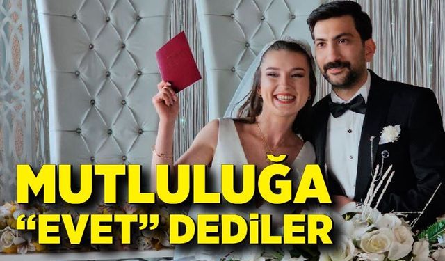 Zonguldak’ta mutluluğa “Evet” dediler: Yunus Emre ile Ayşe dünya evine girdi