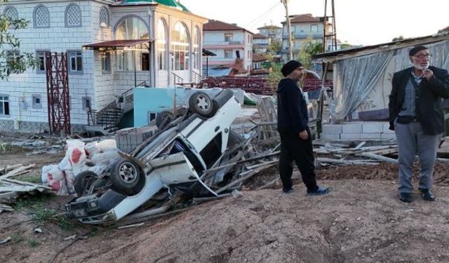 Takla atan Tofaş hurdaya döndü: 1 yaralı