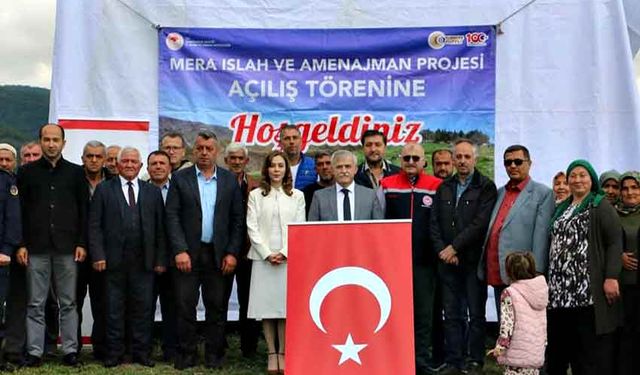 Yeşilköy Mera Islah çalışmaları açılışı gerçekleştirildi