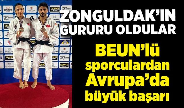 BEUN’lü sporculardan Avrupa’da büyük başarı