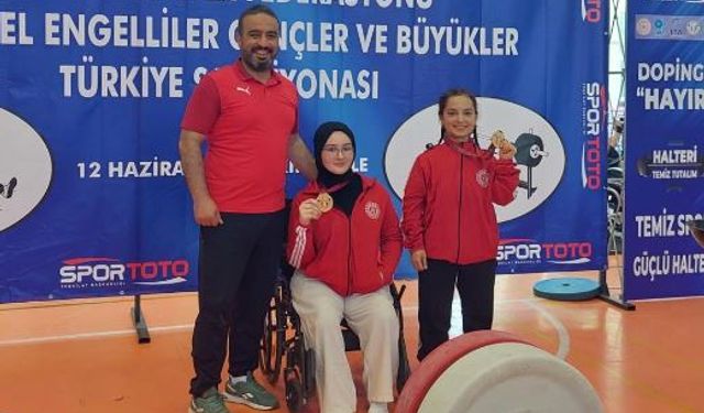 Türkiye Şampiyonası’nda 2 altın madalya