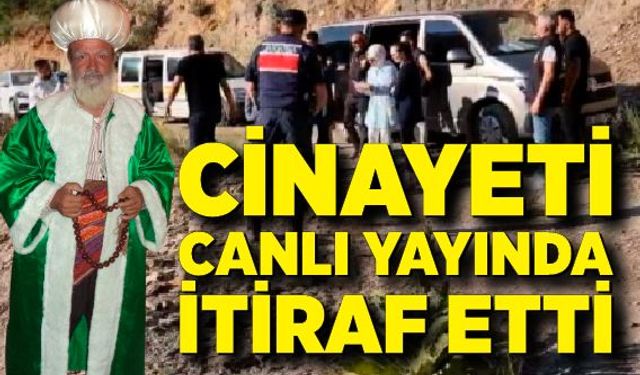 Katıldığı televizyon programında cinayeti itiraf etti