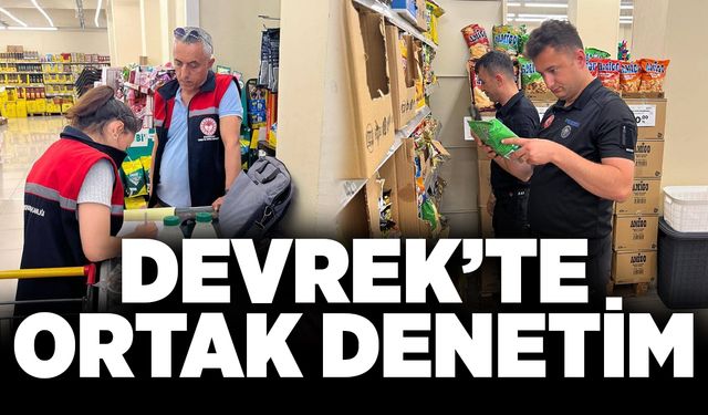 Devrek’te ortak denetim