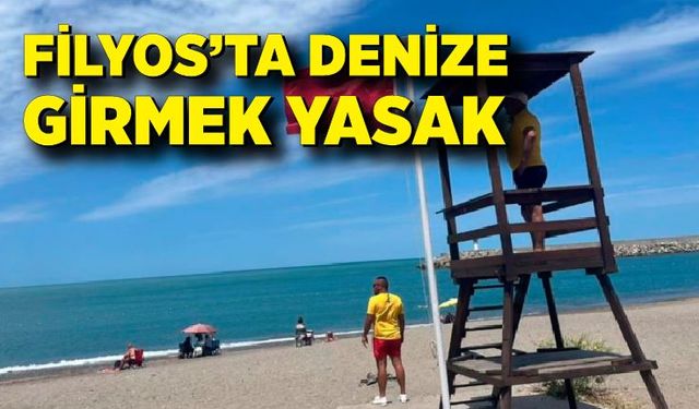Zonguldak'ın tatil beldesinde denize girmek yasaklandı