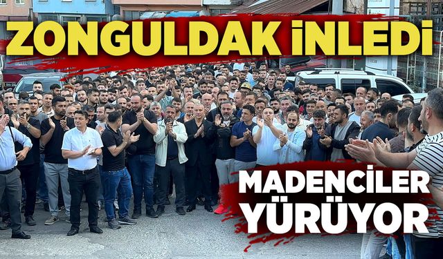 Zonguldak inledi: Madenciler yürüyor