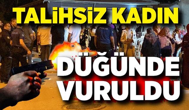 Sokak düğününde göğsünden vuruldu