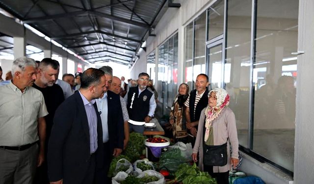 Ordu'nun sakin şehrine modern pazar yeri