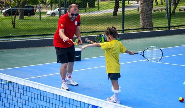 Balıkesir'de yaz spor okulları başladı