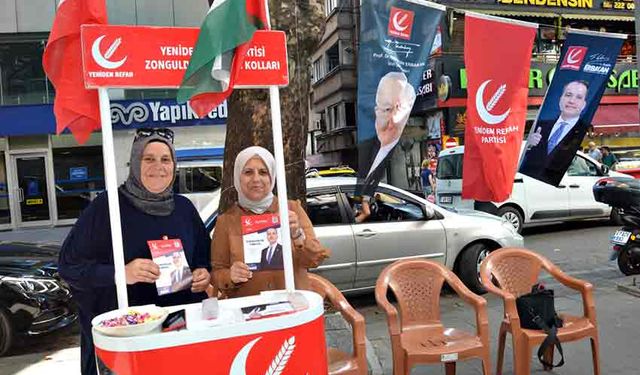 Yeniden Refah Partisi Gazipaşa da çalışma yaptı