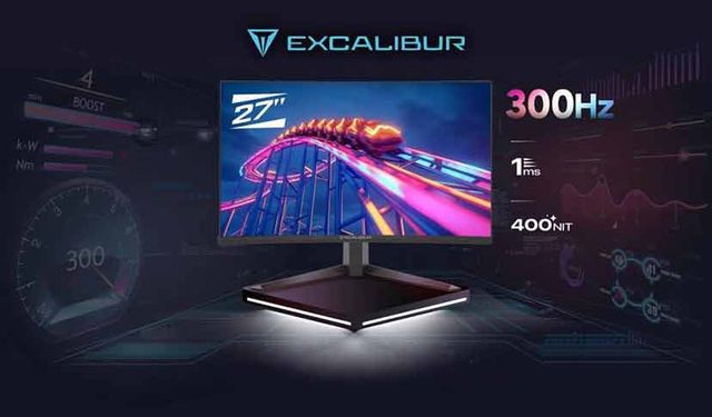 Oyun dünyasında yeni seviye: 300hz excalibur 27'' gaming monitör