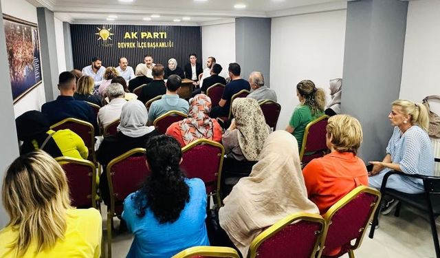 Çağlayan, Devrek ve Gökçebey ilçe başkanları toplantısına katıldı