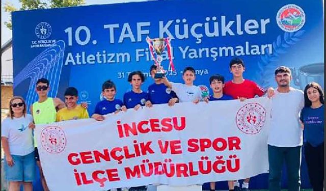 İncesu İlçe Erkek Karması Türkiye Şampiyonu oldu