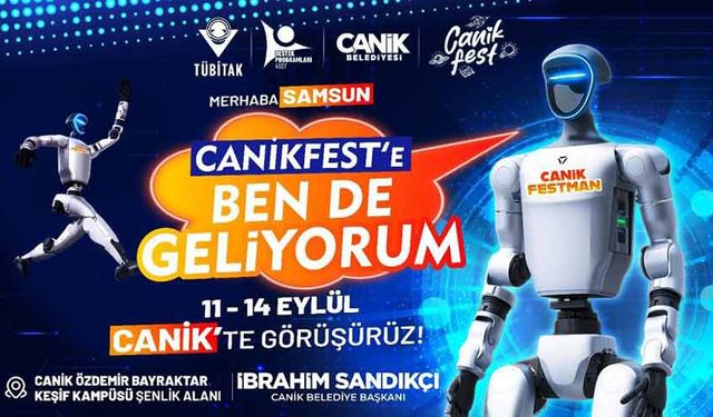 CANİKFEST Yapay Zeka Yolculuğu'nda insansı robot "CANİKFESTMEN" görücüye çıkacak