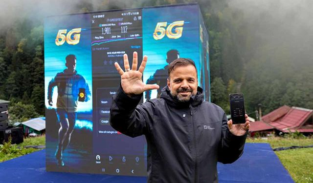 Turkcell’den 1250 metre yükseklikte 5G denemesi