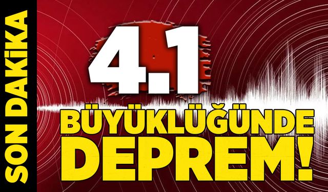 Gaziantep’te 4.1 Büyüklüğünde Deprem