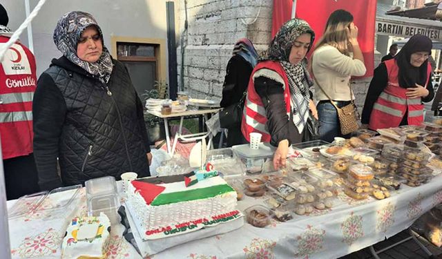 Bartın’da Gazze’ye Destek Pastası 6 Bin TL’ye Satıldı!