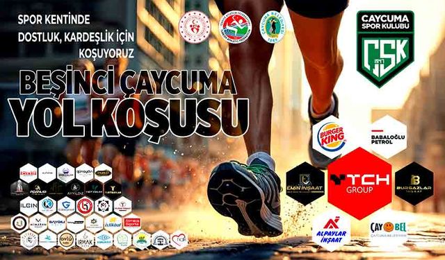 Çaycuma yol koşusuna hazır