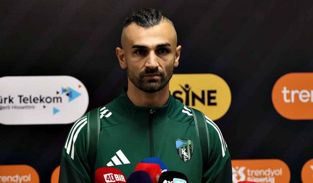 Serdar Dursun: "Kocaelispor ve taraftarı karşısında oynamak kolay değil"