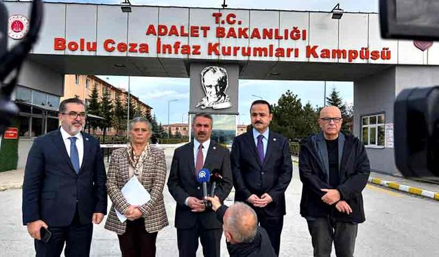 Bolu'da cezaevlerinden 172 şikayet geldi: TBMM heyeti yerinde denetlendi