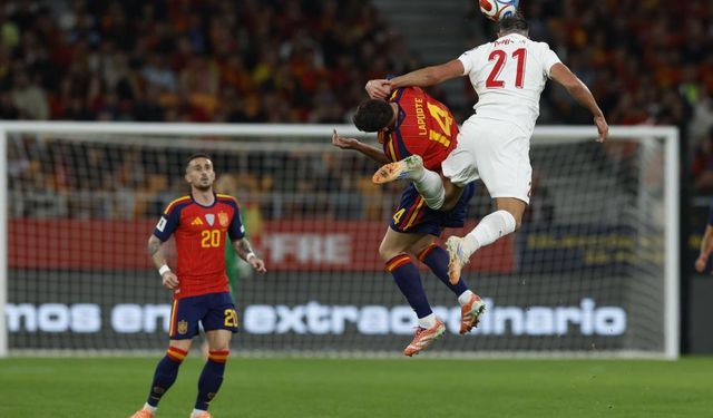 2026 FIFA Dünya Kupası Avrupa Elemeleri: İspanya: 1 - Türkiye: 1 (İlk yarı)