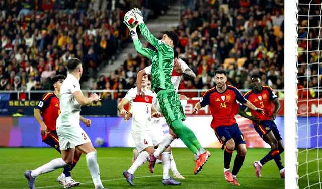 2026 FIFA Dünya Kupası Avrupa Elemeleri: İspanya: 2 - Türkiye: 2