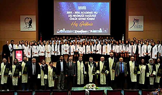 KBÜ’de diş hekimliği öğrencileri beyaz önlüklerini giydi