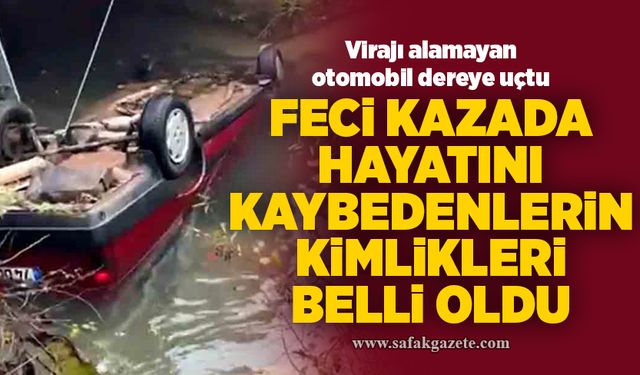 Bartın'da ki feci kaza: Hayatını kaybedenlerin kimlikleri belli oldu!