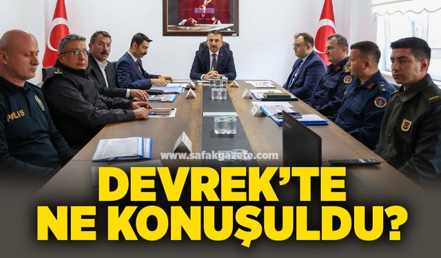 Vali Hacıbektaşoğlu ve Başkan Ulupınar  asayiş toplantısında bir araya geldi