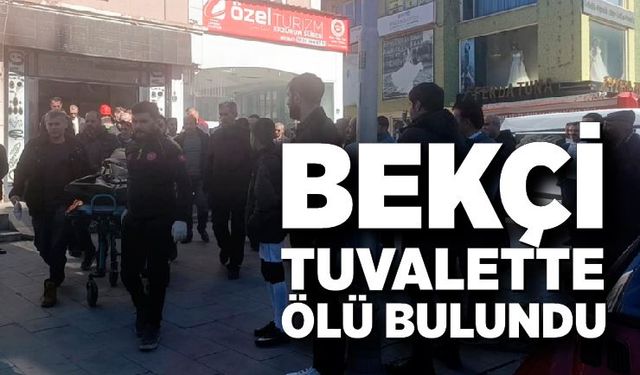 İş hanında bekçi ölü bulundu