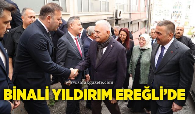 Binali Yıldırım Ereğli’de