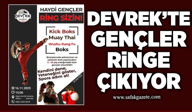 Devrek’te gençler ringe çıkıyor