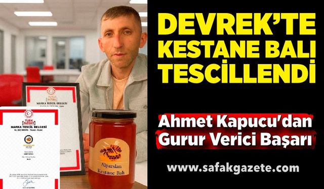 Devrek’te kestane balı tescillendi