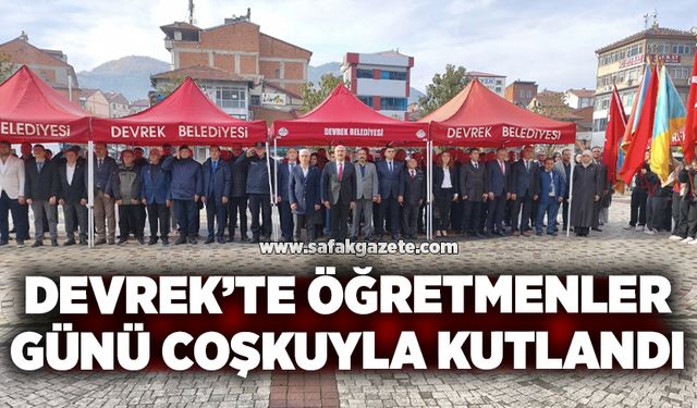 Devrek’te Öğretmenler Günü coşkuyla kutlandı